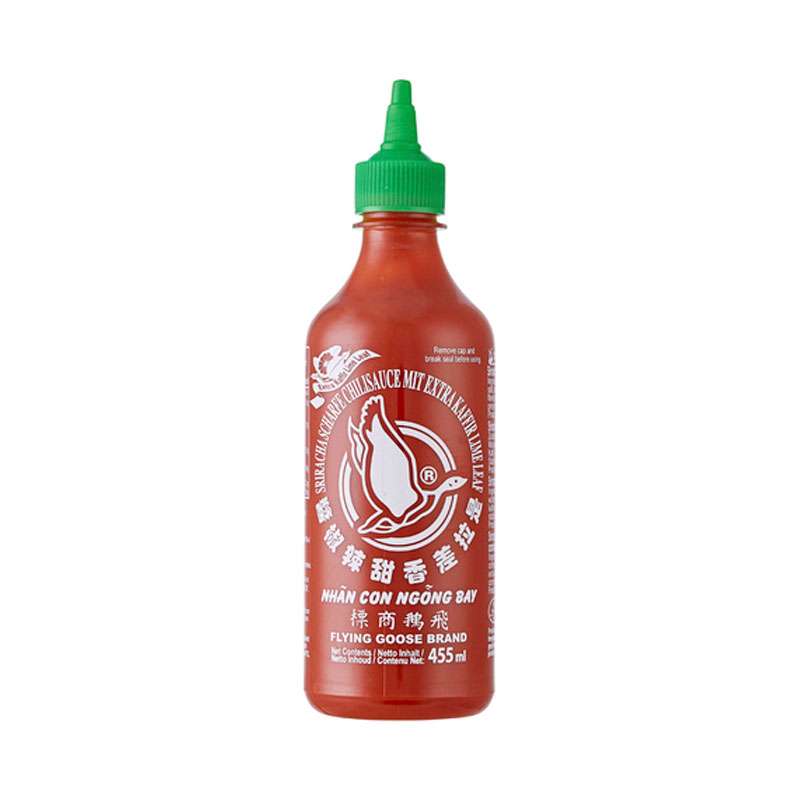 Salsa Sriracha con lima Kaffir - 455ml - Flying Goose