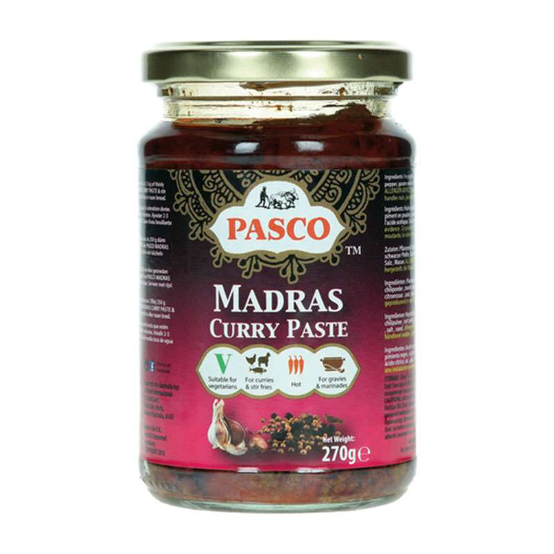 Pasta de curry de Madrás - 280 g - Pasco