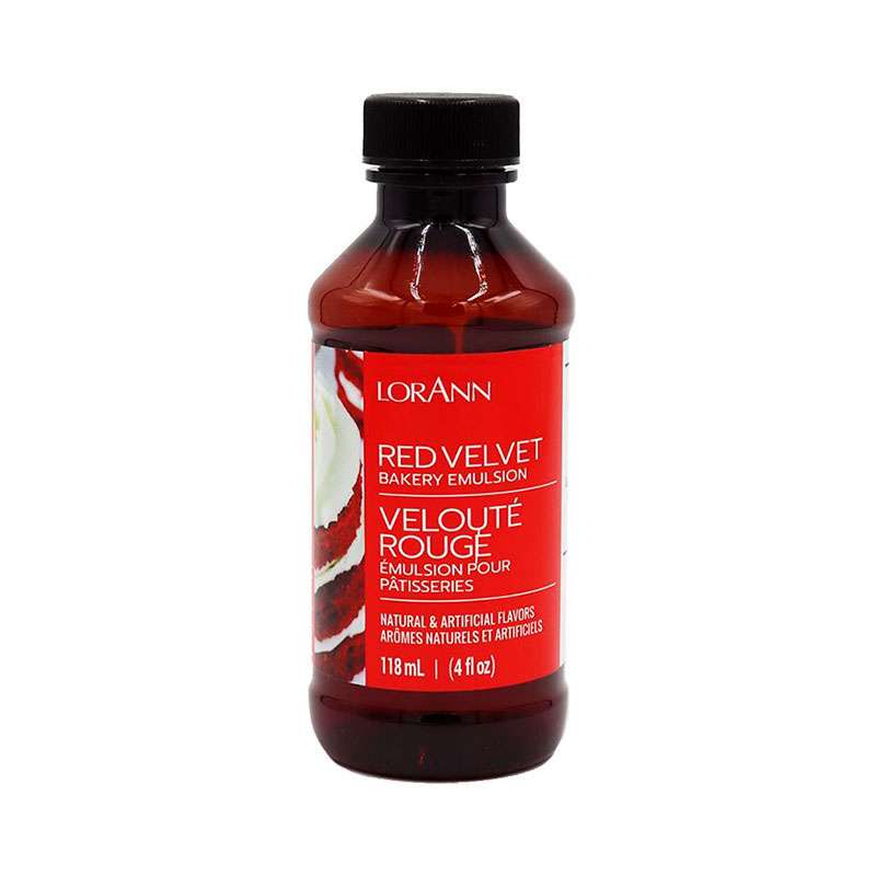 Emulsionante, aroma y color Red Velvet - 118 ml - LorAnn