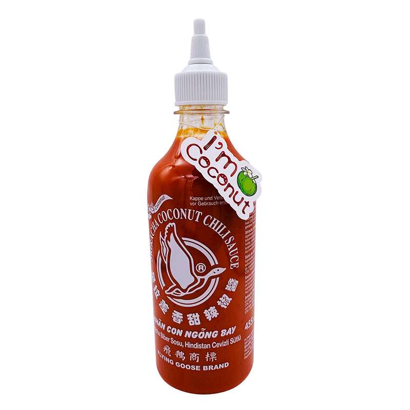 Salsa Sriracha con leche de coco - 455ml - Flying Goose