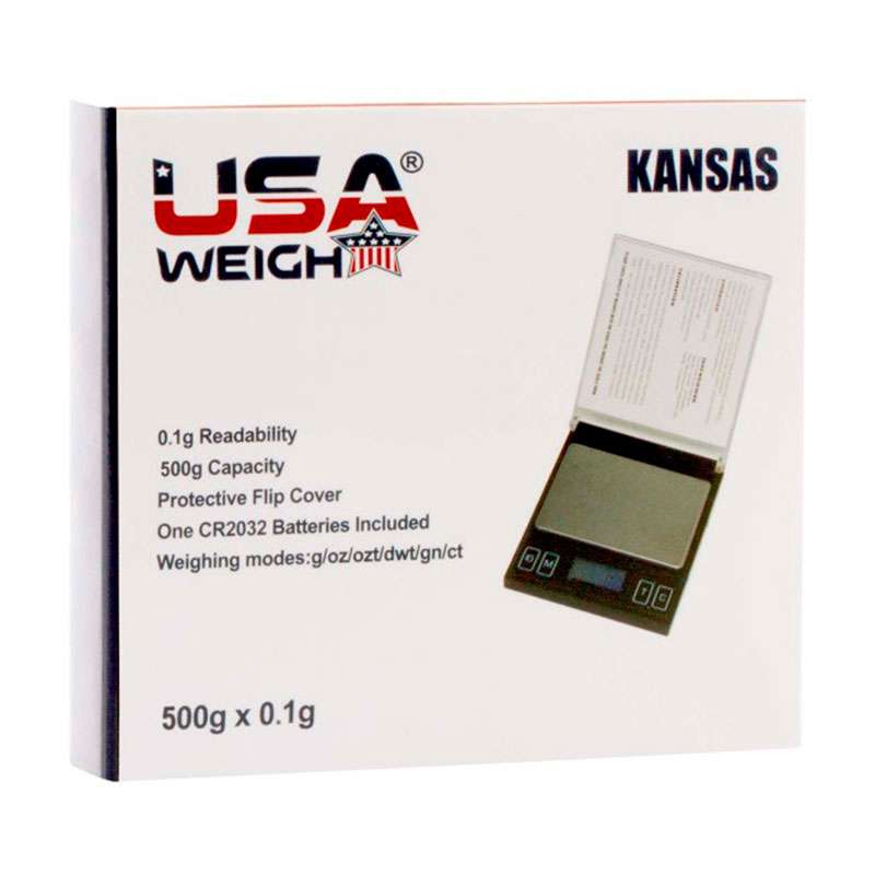 Balanza de precisión Kansas - 500g x 0,1g - USA Weigh