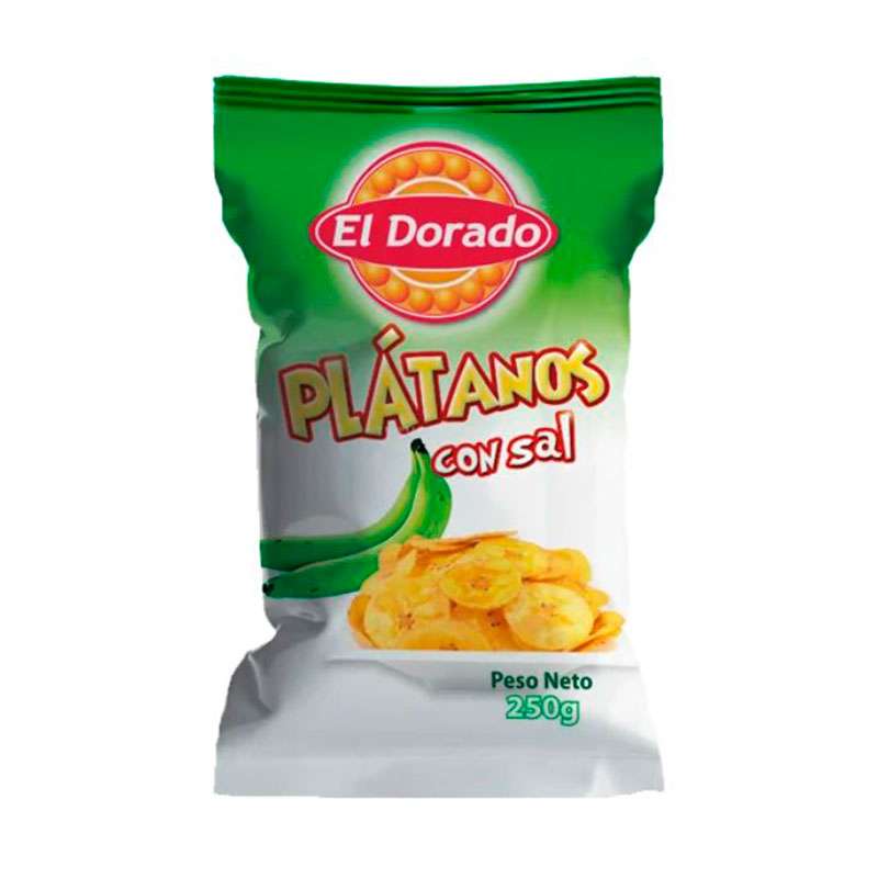 Chips de plátano con sal - 250g - El Dorado