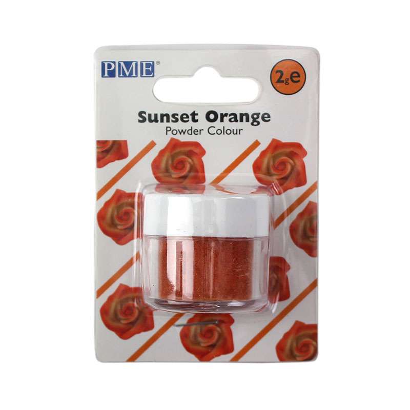 Colorante en polvo naranja - 2 g - PME