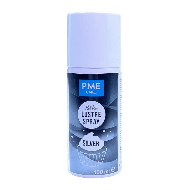 Colorante en spray de color plata - 100 ml - PME