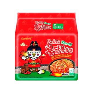 Ramen con sabor a kimchi 135g - Pack de 5