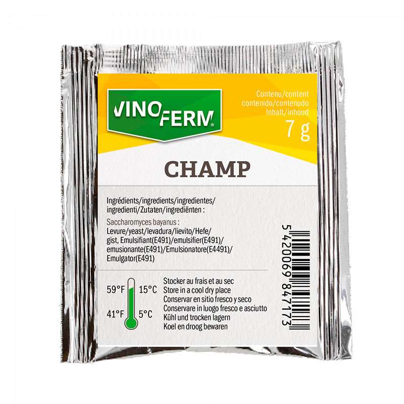 Levadura para vinos espumosos - 7 g - Vinoferm