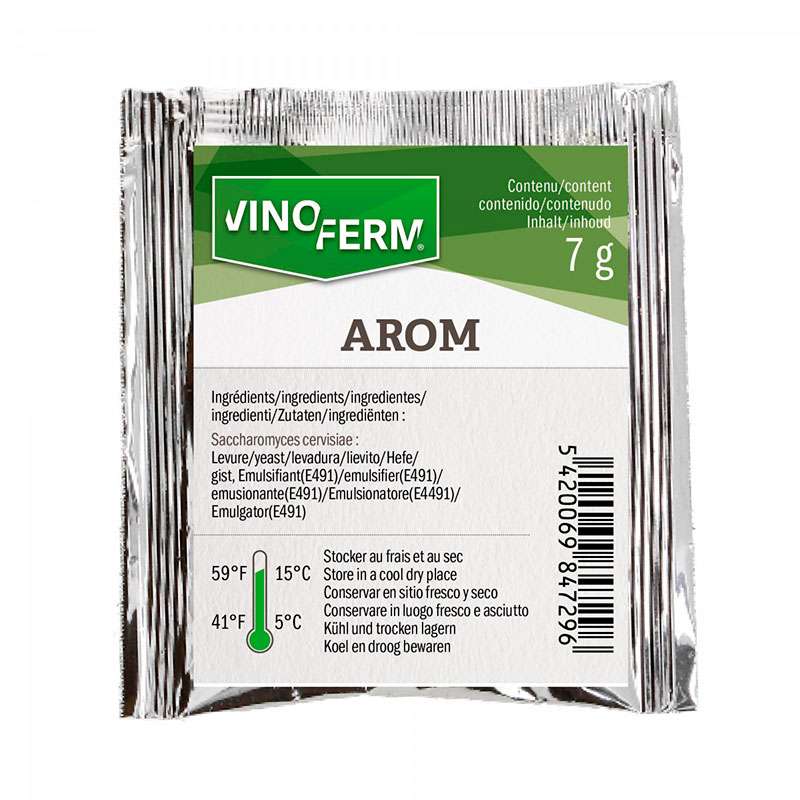 Levadura para vino Arom - 7 g - Vinoferm