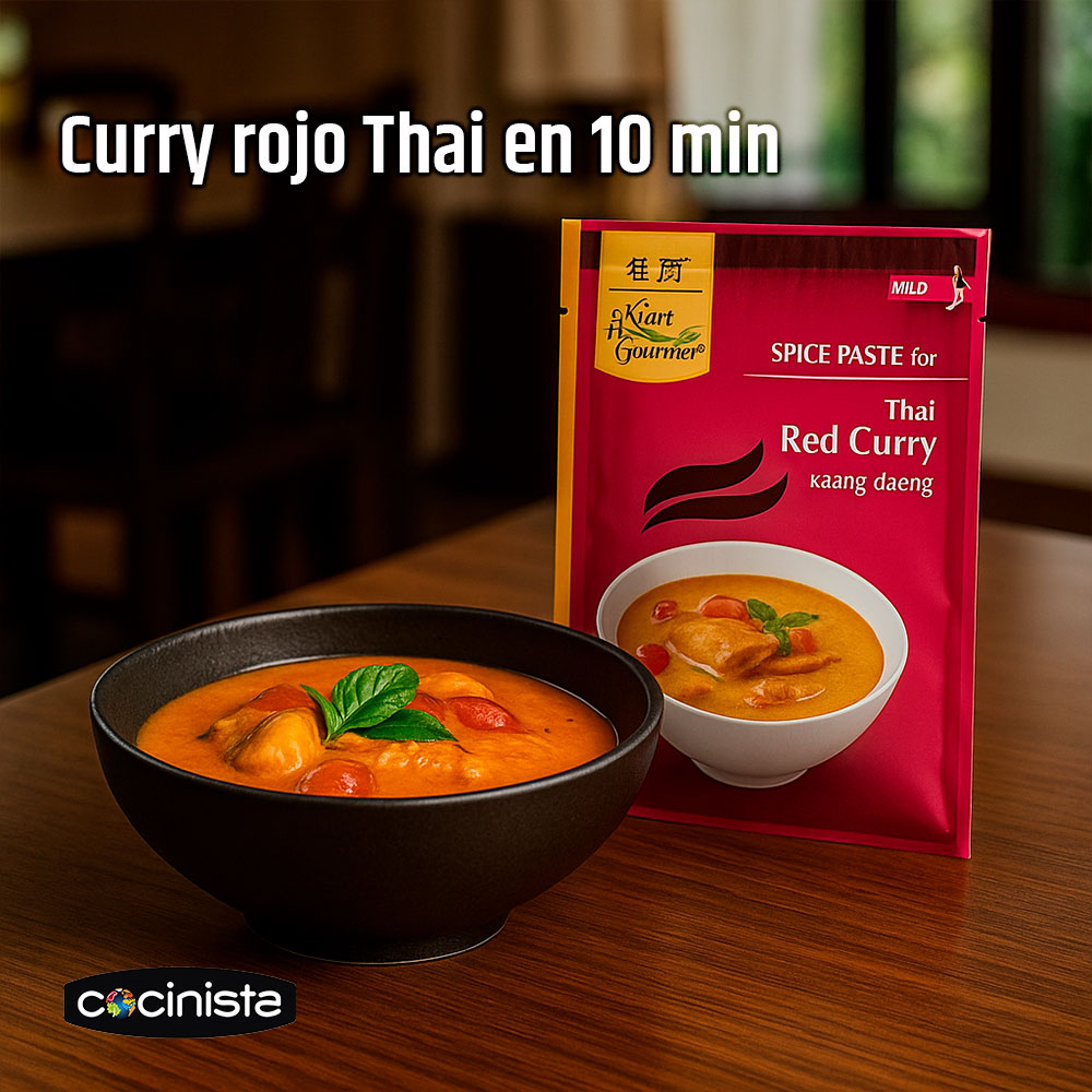 Pasta de curry rojo - 50 g - Asian Home Gourmet
