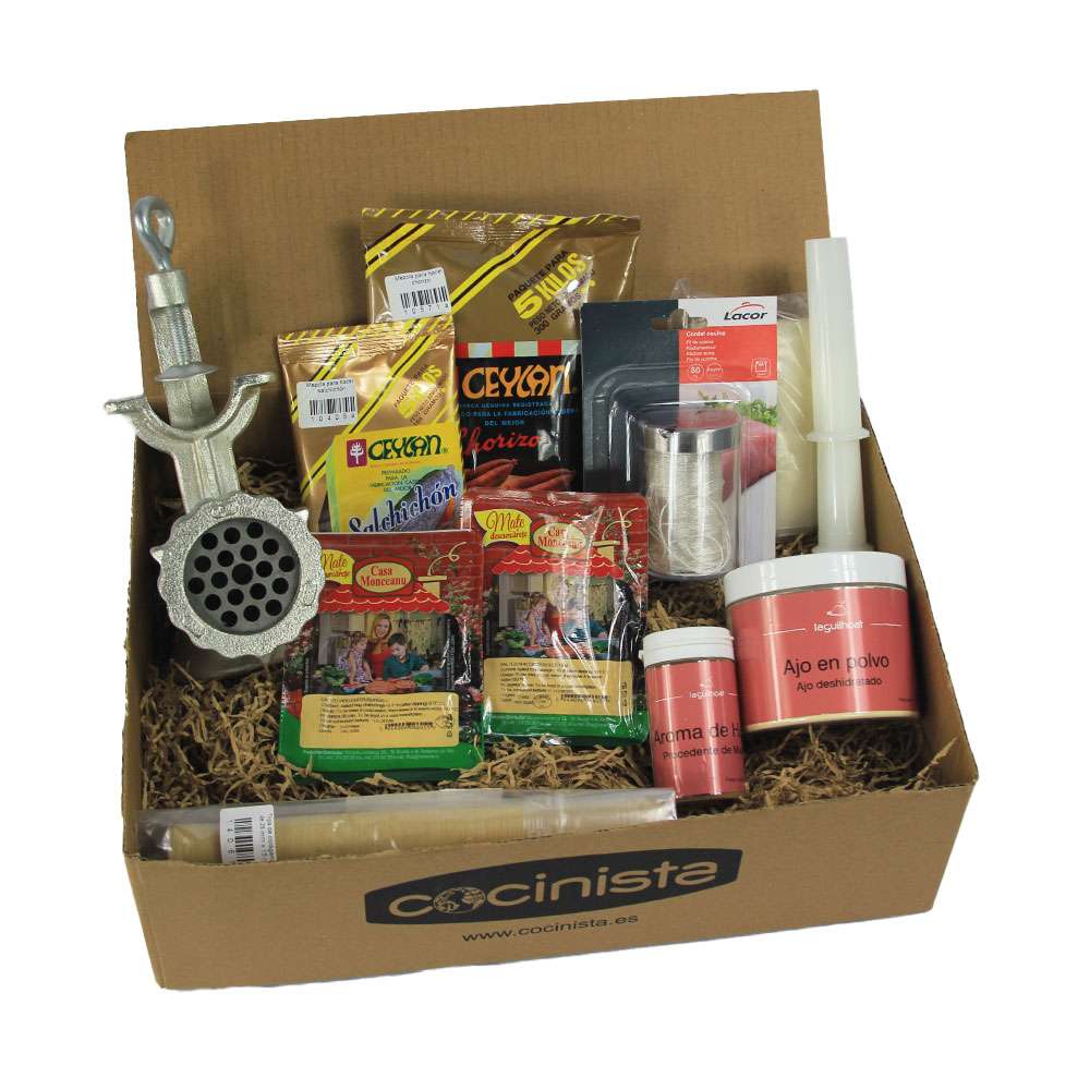 Kit para hacer Chorizo y Embutidos de Luxe - Cocinista