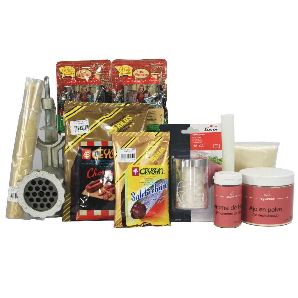 Kit para hacer Chorizo y Embutidos de Luxe - Cocinista