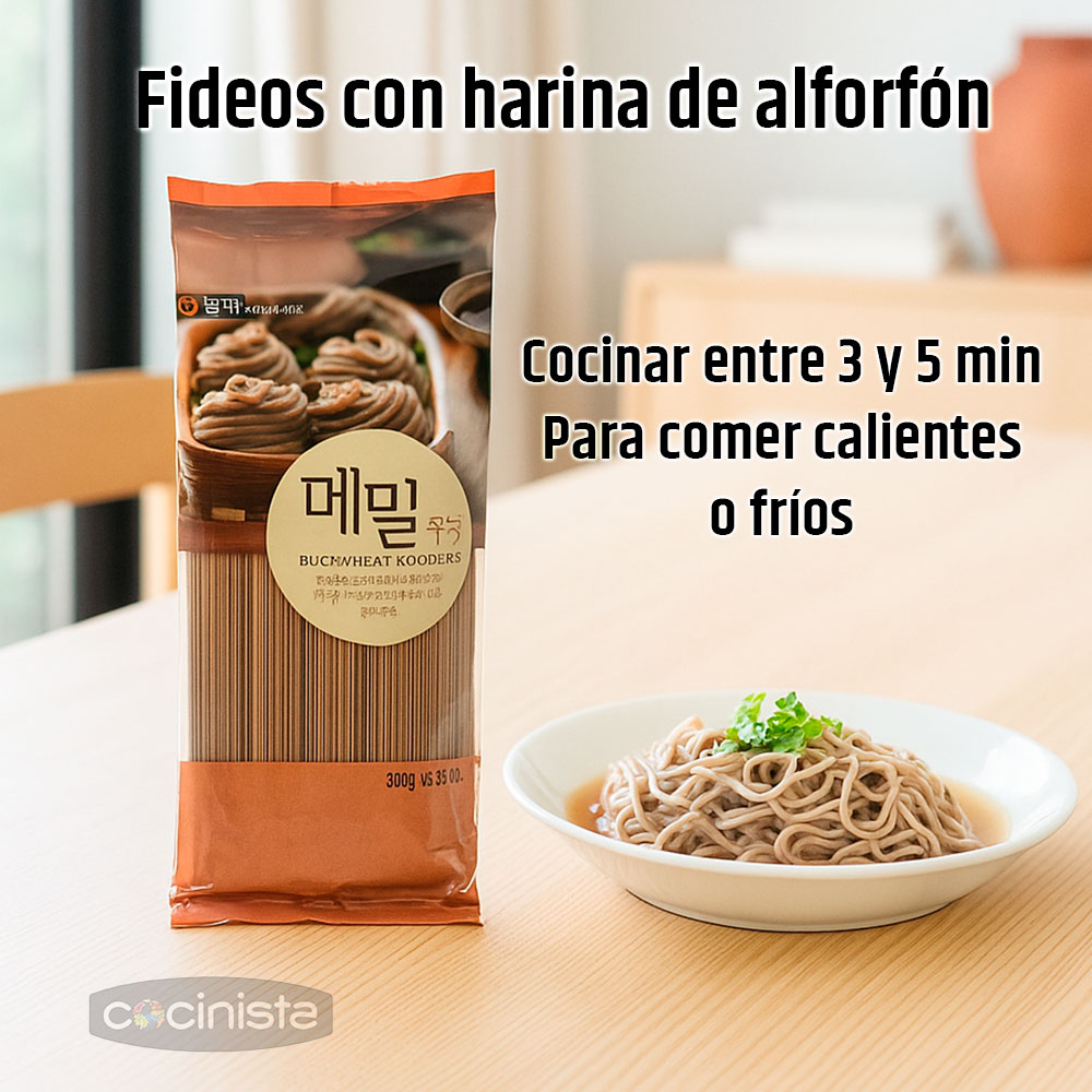 Fideos estilo coreano de alforfón - 300g - 