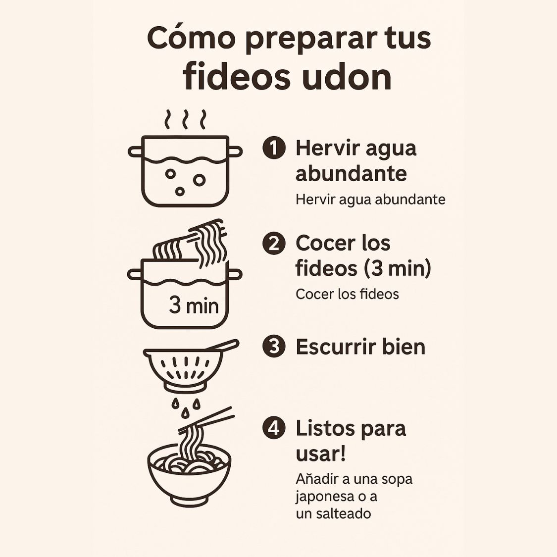 Fideos udong - 200g - 