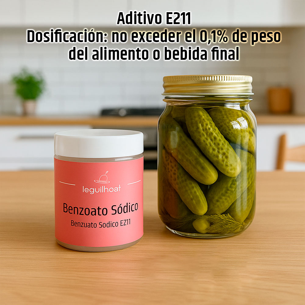 Benzoato sódico - 180 g - Laguilhoat
