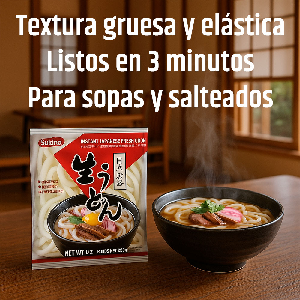 Fideos Udon precocidos - 200g - Sukina
