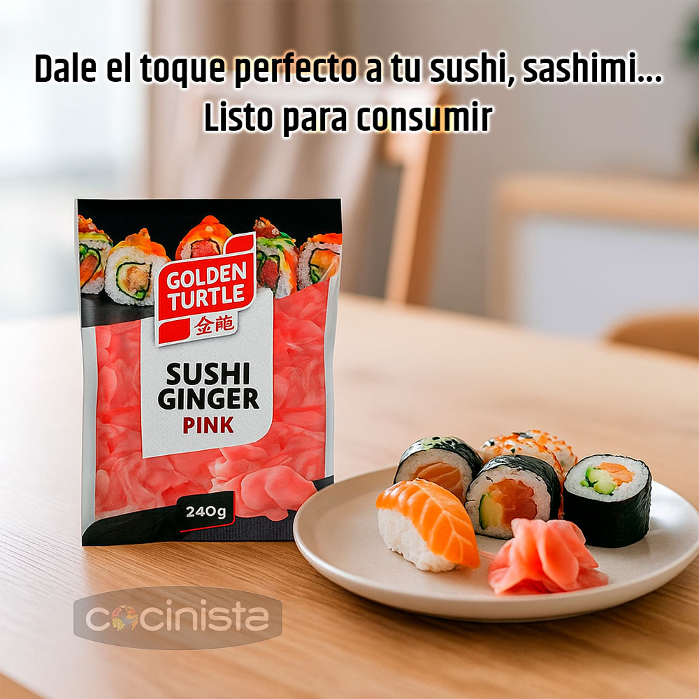 Jengibre encurtido rosa - 240g - 