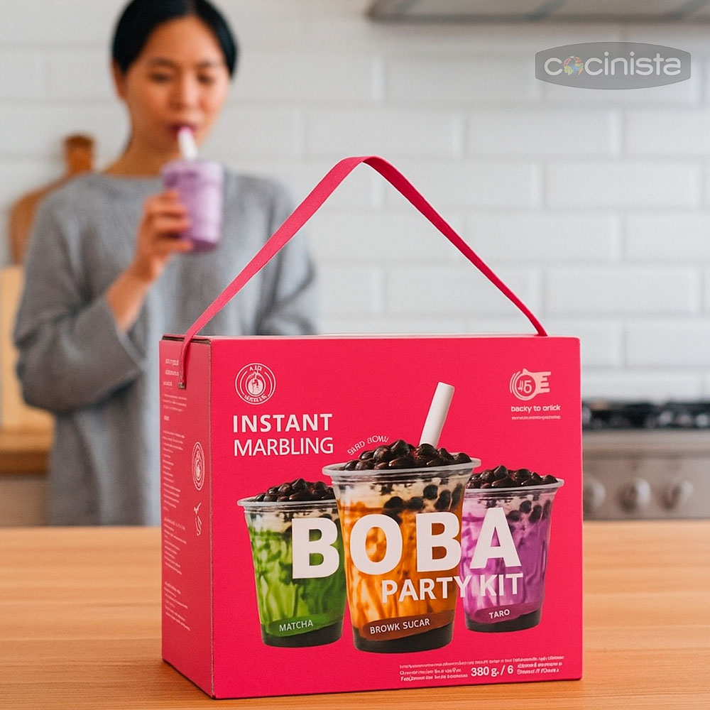 Kit Party Bubble Tea (Té de burbujas)  - 6 servicios - 
