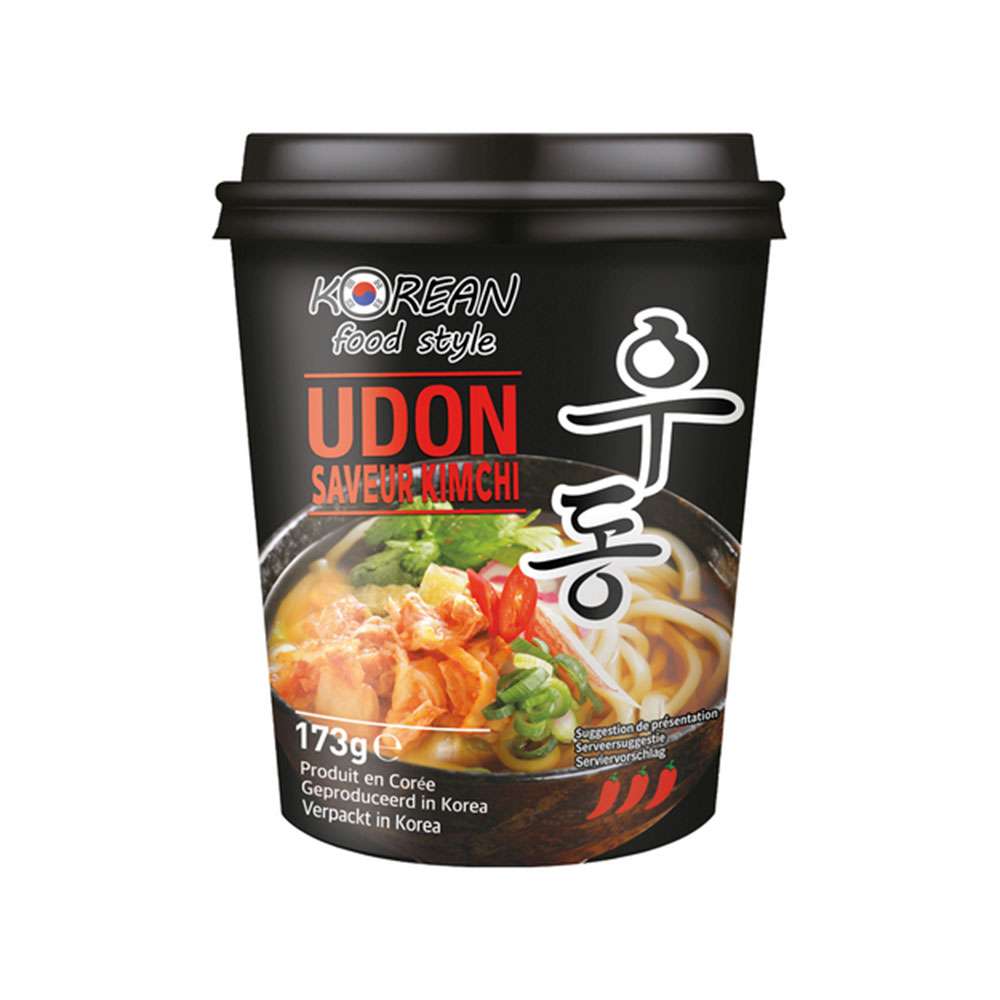 Fideos undon precocidos sabor a kimchi - 173g - Korean Food Style