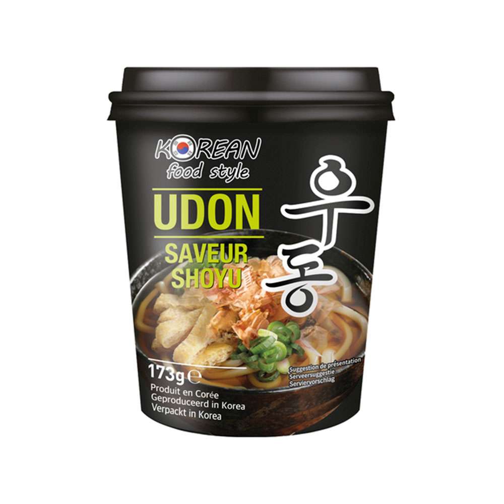 Fideos undon precocidos sabor a shoyu - 173g - Korean Food Style