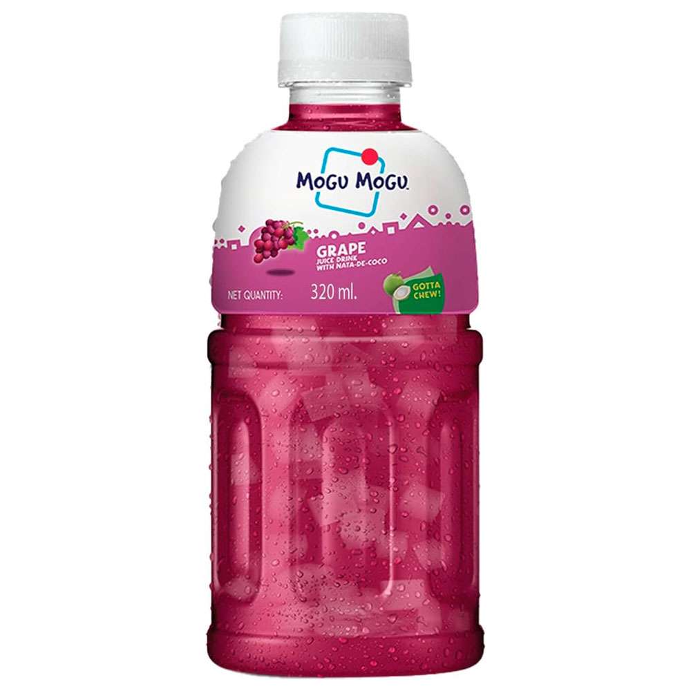 Bebida Mogu Mogu sabor a uva - 320 ml - Mogu Mogu