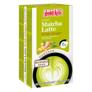 Latte de matcha con jengibre instantáneo - 10x25g