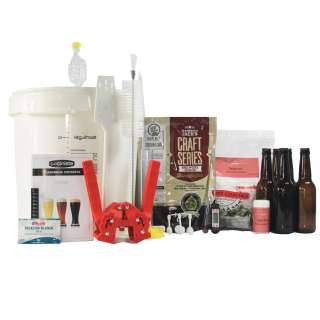 Equipo de luxe con malta y botellas