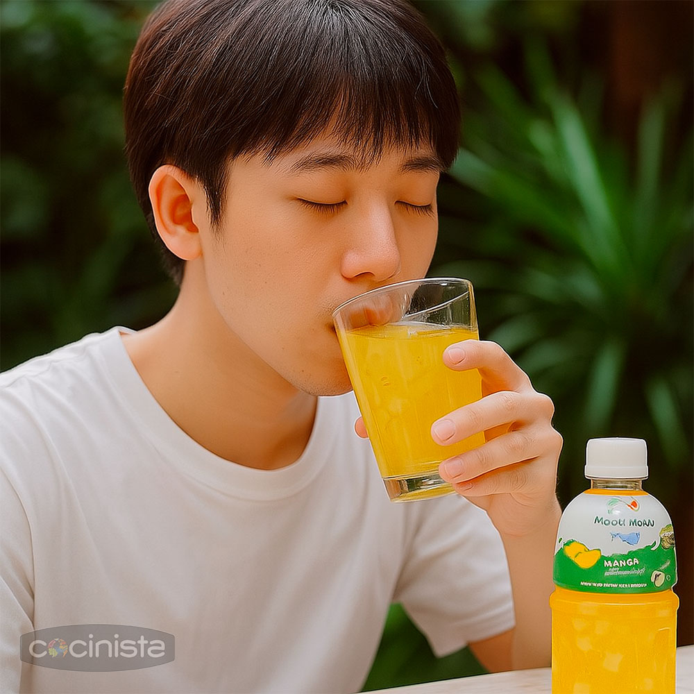 Bebida Mogu Mogu sabor a mango - 320 ml - Mogu Mogu