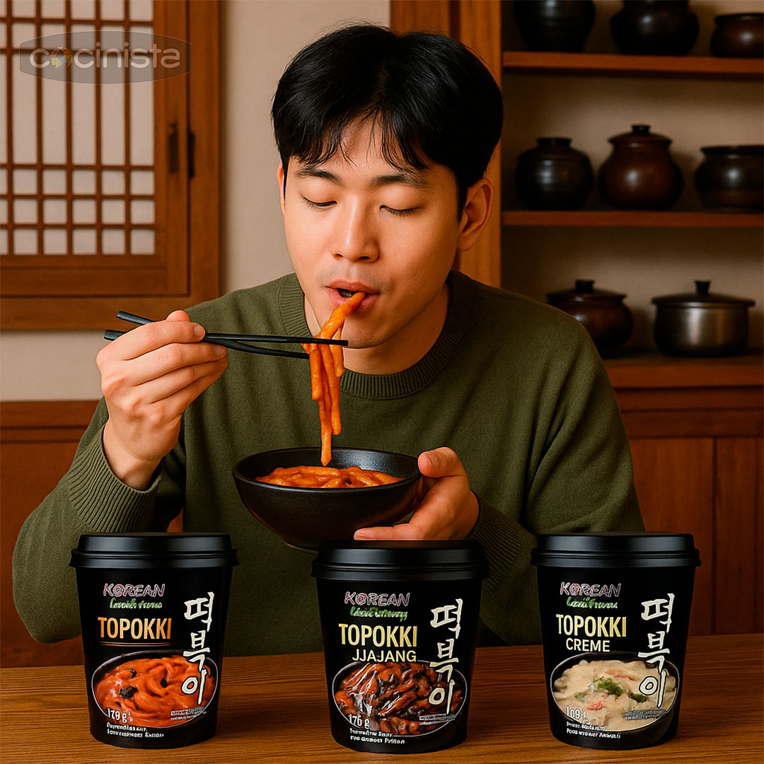 Topokki en salsa de alubia negra - 173g - Korean Food Style