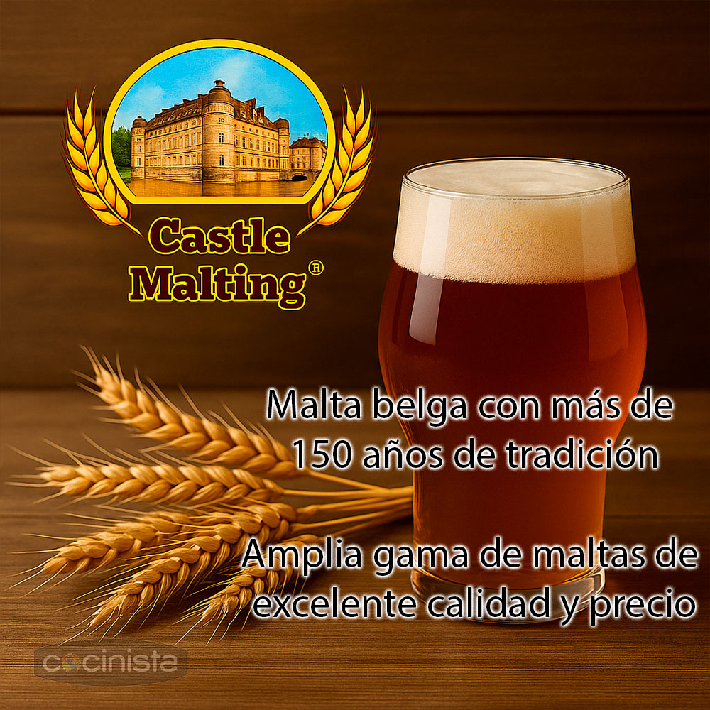 Malta Munich light 15 - 500 g Molturada - Castle Malting