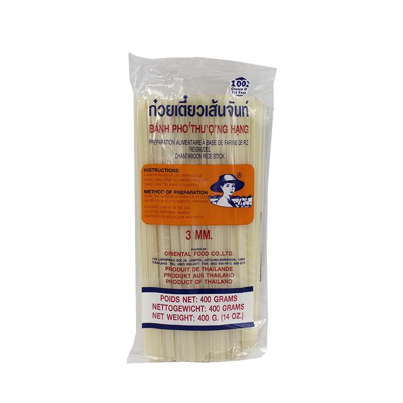 Noodles de arroz 3mm - 400g - 