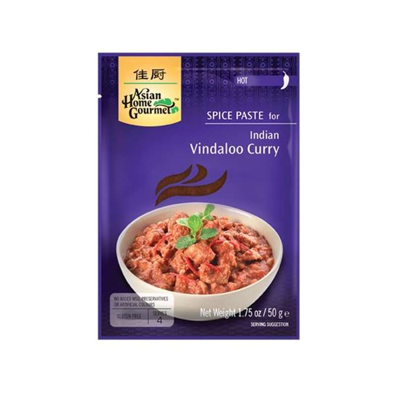 Pasta de curry Vindaloo - 50g - Asian Home Gourmet