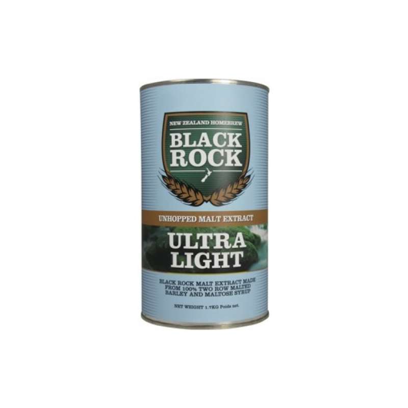 Extracto de malta ultra light - 1,7 Kg - Black Rock