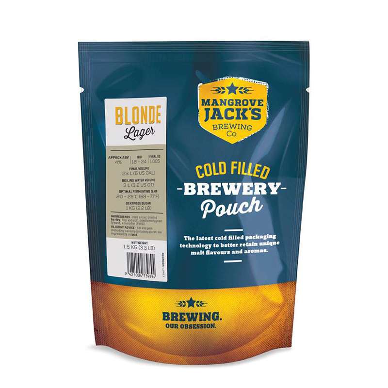 Blonde Lager (Traditional Series) - 23 l - Mangrove Jack's