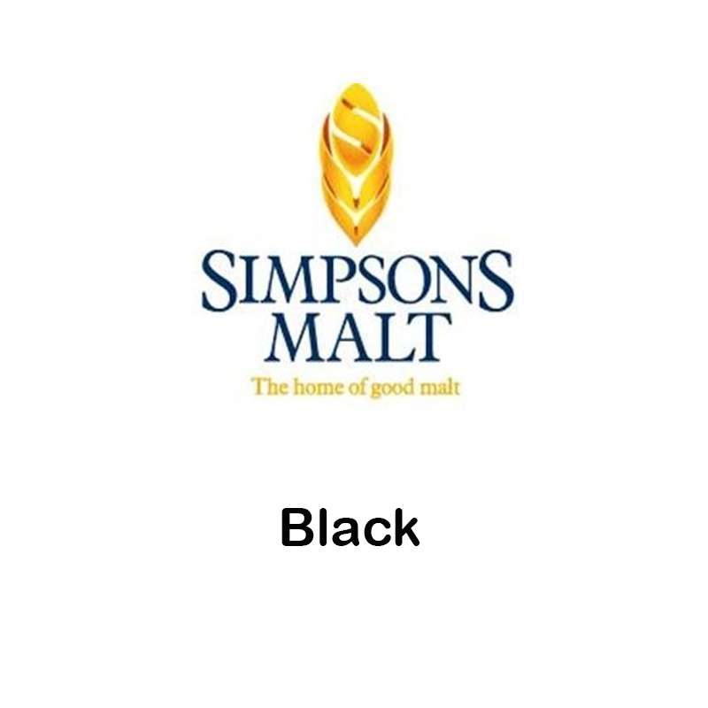 Malta Black (negra) - 500 g Molturada - Simpsons Malts