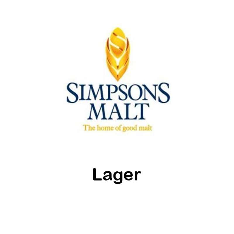 Malta Lager - 5 Kg Molturada - Simpsons Malts