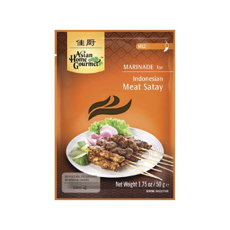 Marinado indonesio para satay (brochetas) - 50 g - Asian Home Gourmet