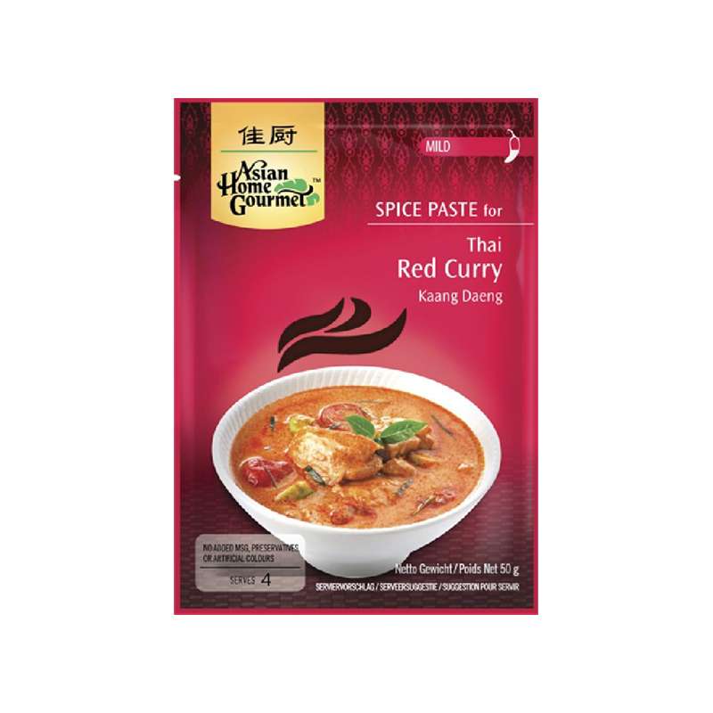 Pasta de curry rojo - 50 g - Asian Home Gourmet