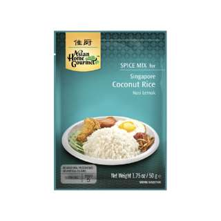 Mezcla para arroz de coco estilo Singapur - 50 g