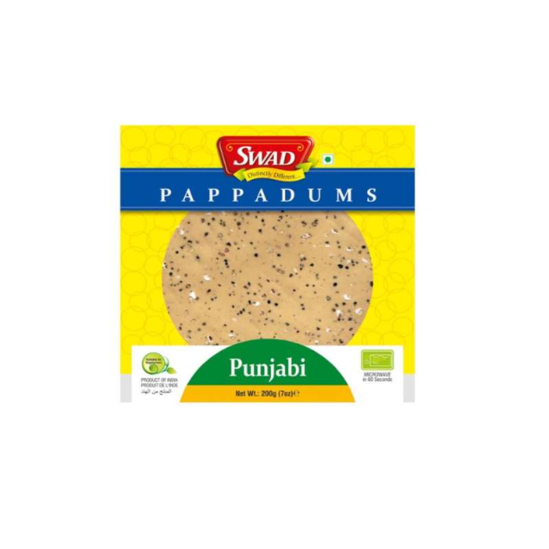 Pappadums Punjabi - 200g - Swad