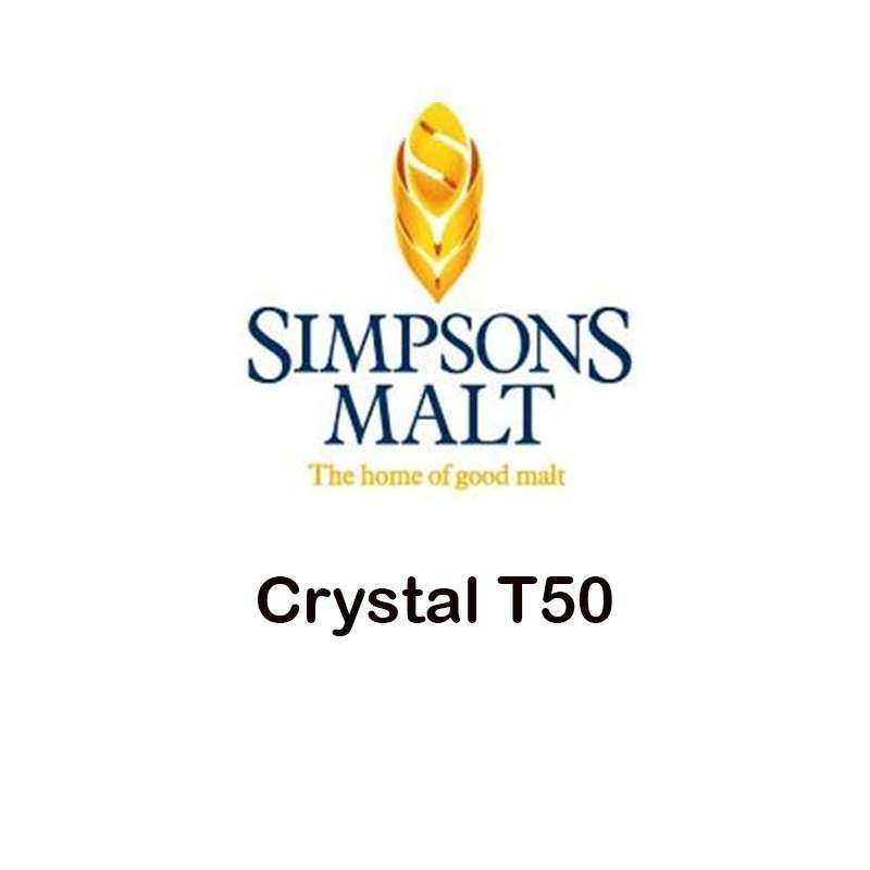 Malta Crystal T50 - 500g Molturada - Simpsons Malts