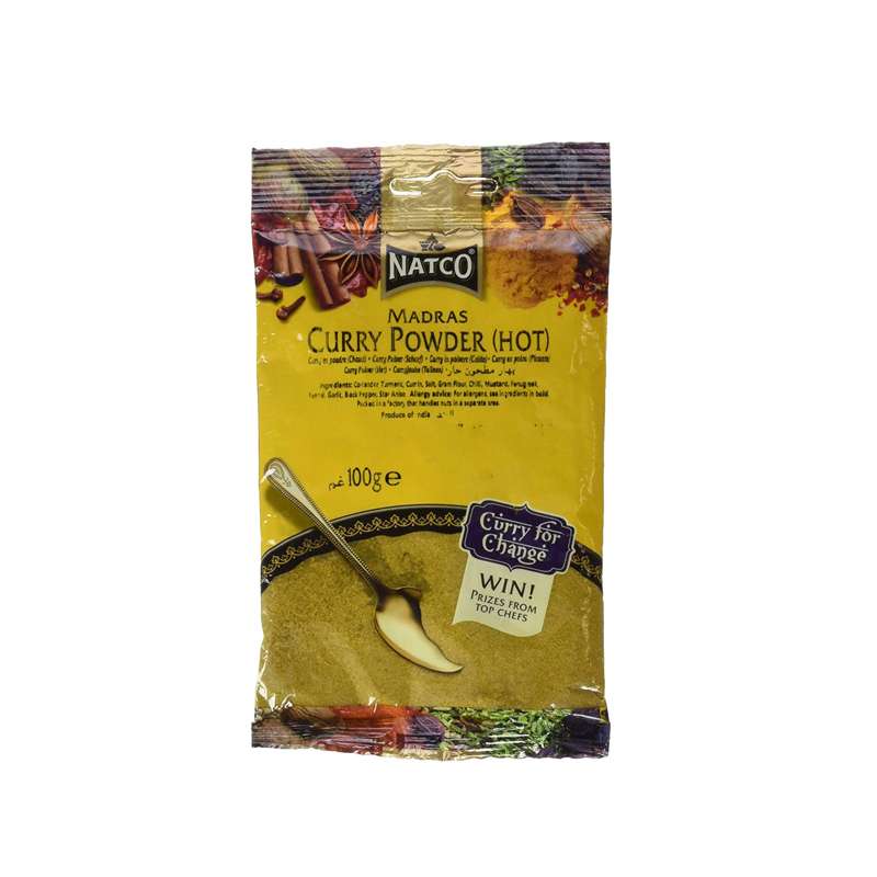 Curry Madrás picante - 100 g - Natco