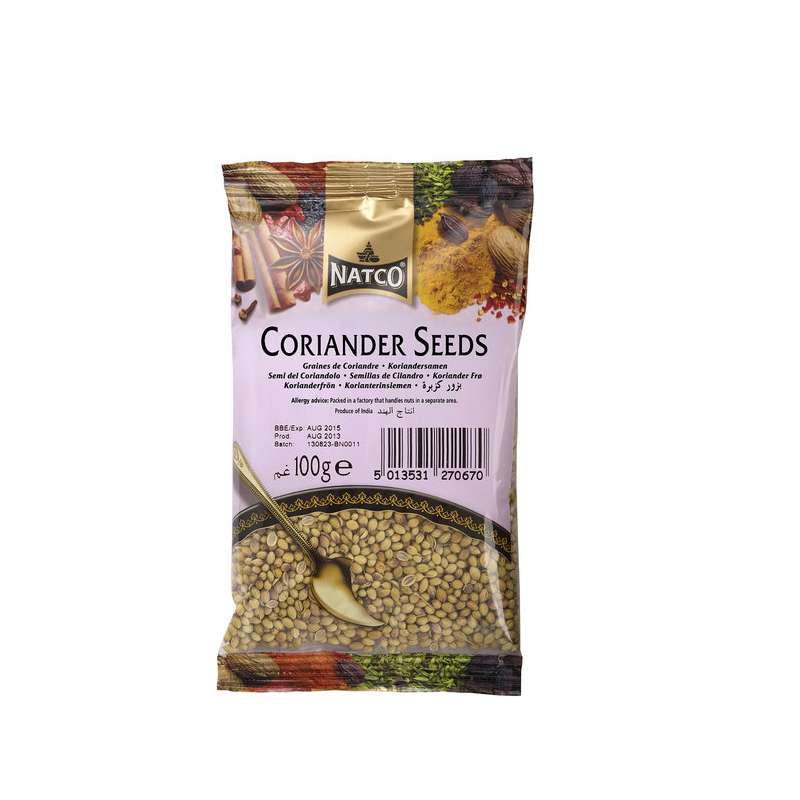 Semillas de cilantro (coriandro) - 100 g - Natco