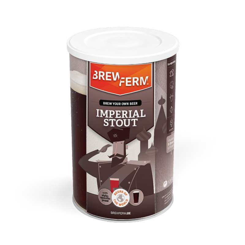 Kit de cerveza Imperial Stout - 9L - Brewferm