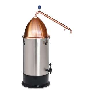 Campana de destilado y condensador