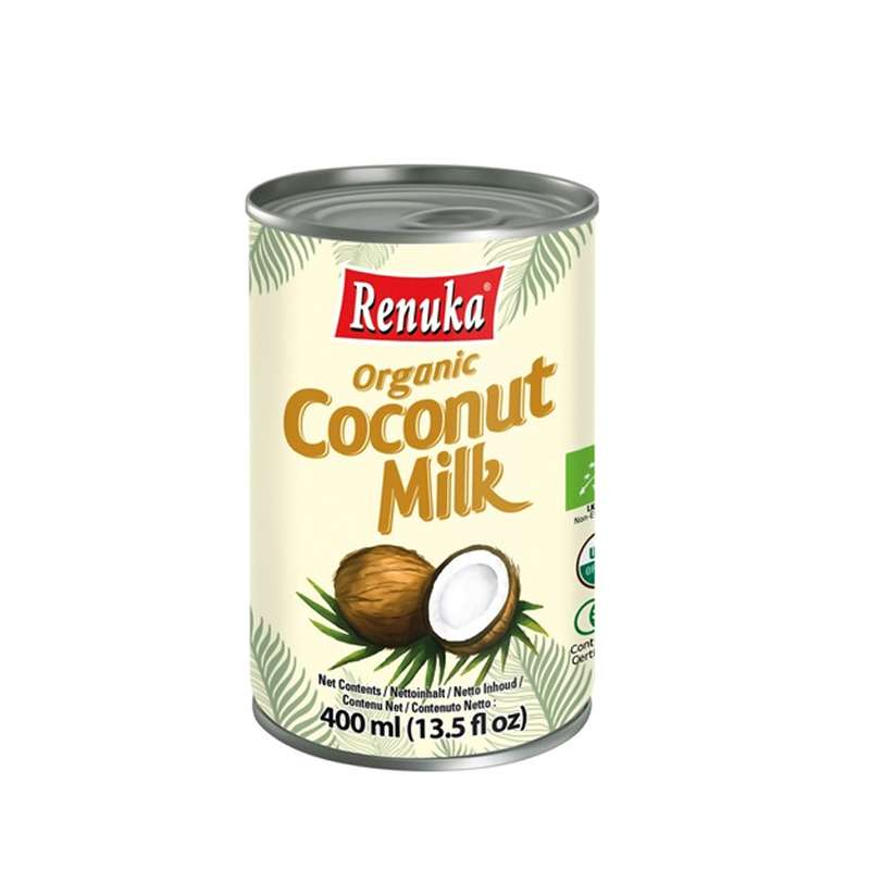 Leche de coco orgánica - 400ml - Renuka