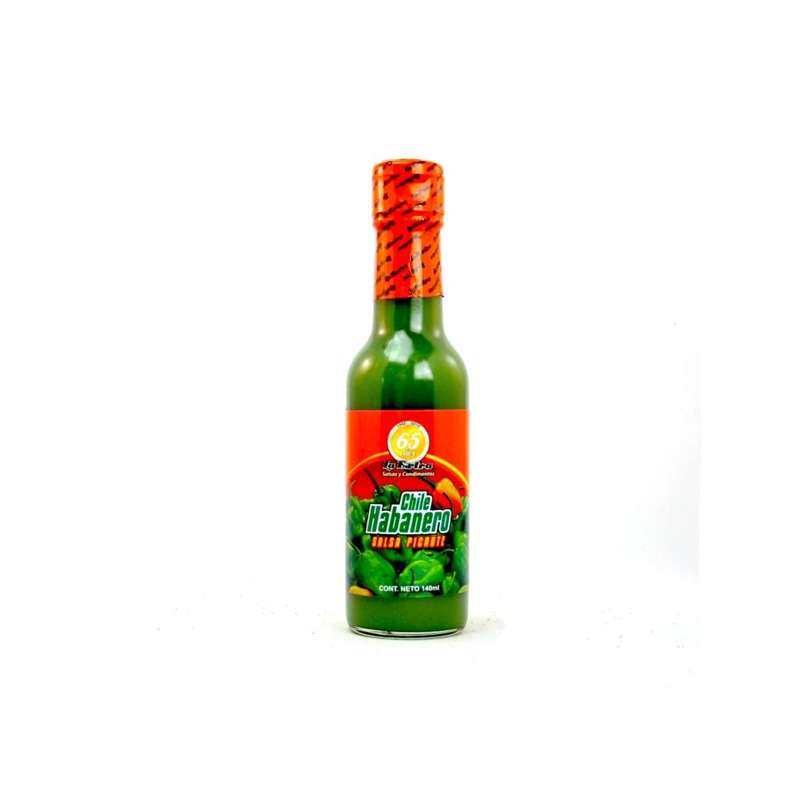 Salsa de chile habanero picante verde - 140g - La Extra