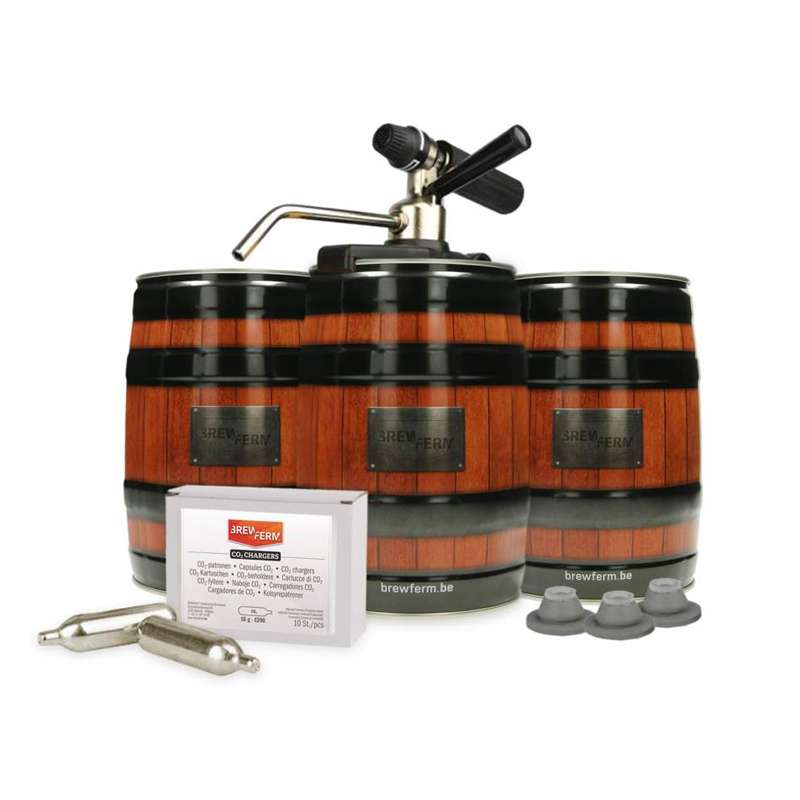 Kit de barriles mini y dispensador - Brewferm