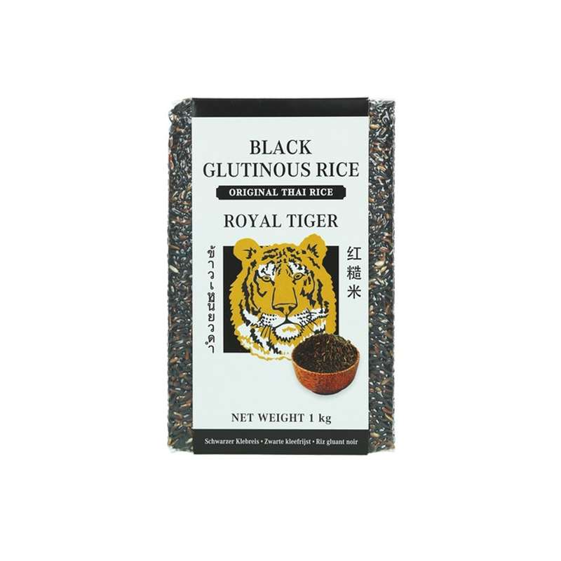 Arroz glutinoso negro - 1kg - Royal Tiger