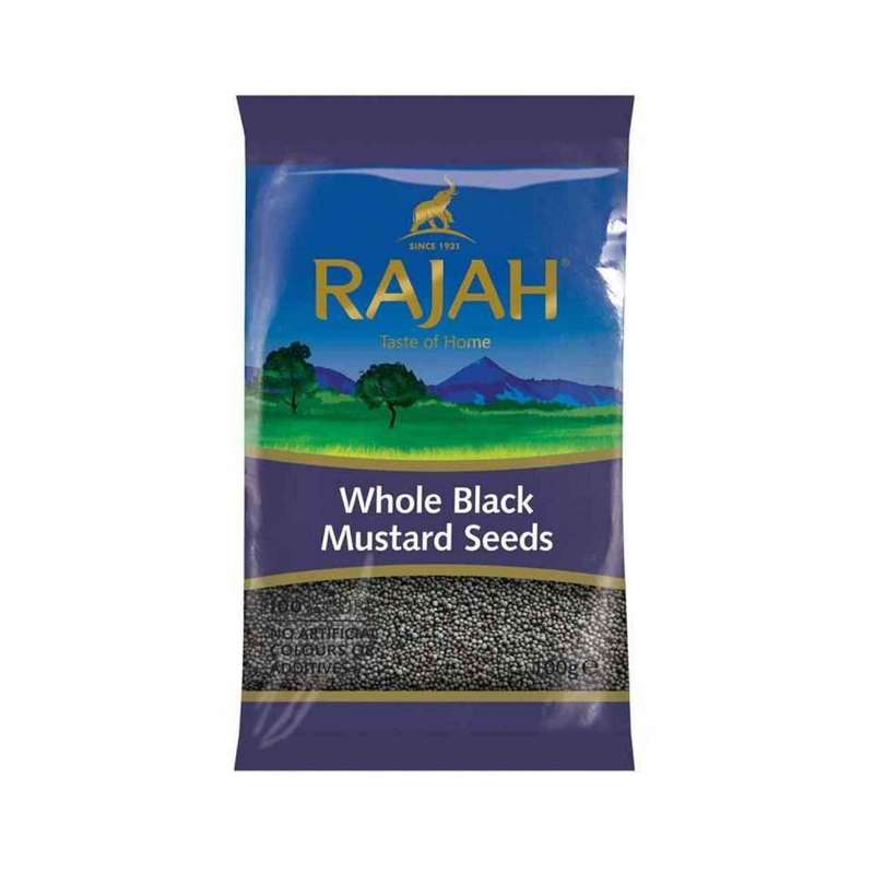 Semillas de mostaza negra enteras - 100g - Rajah