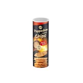 Pappadoms Chips Hot & Spicy - 70g-FECHA:05/06/24