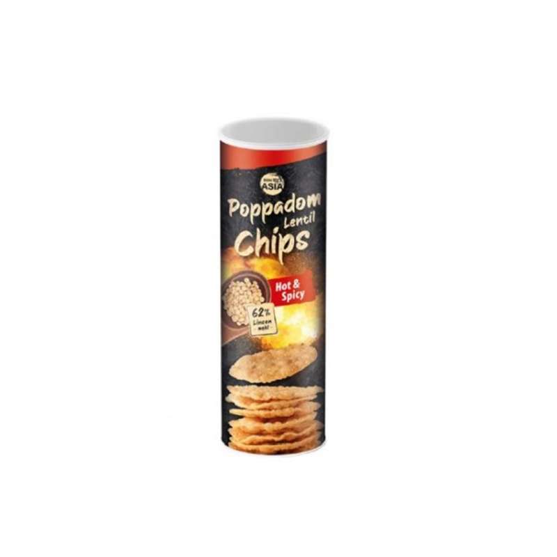 Pappadoms Chips Hot & Spicy - 70g - Bonasia